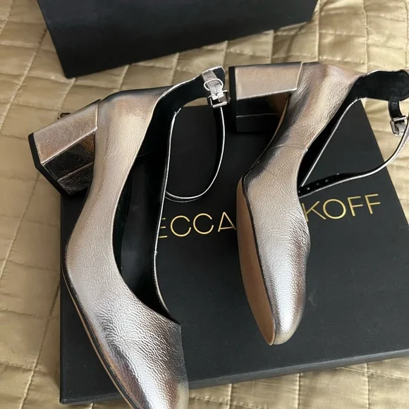 Rebecca Minkoff Silver Heels - Picture 3 of 8